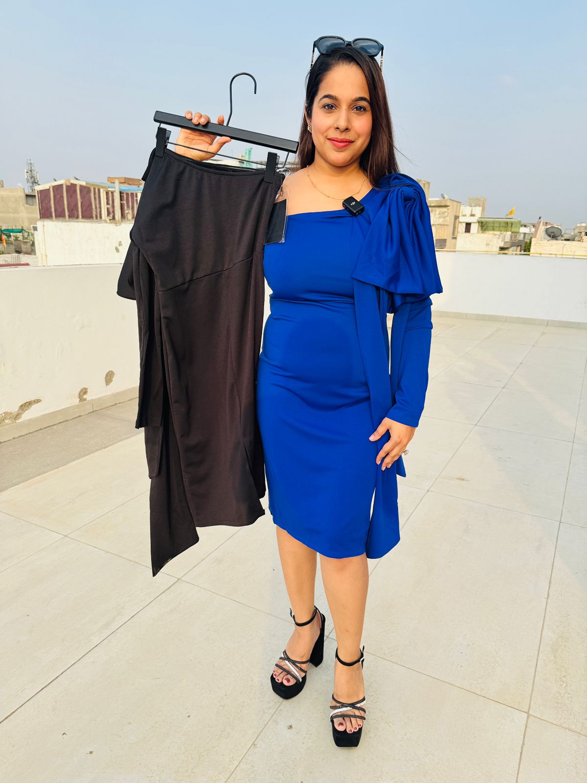 One-Shoulder Power Dress