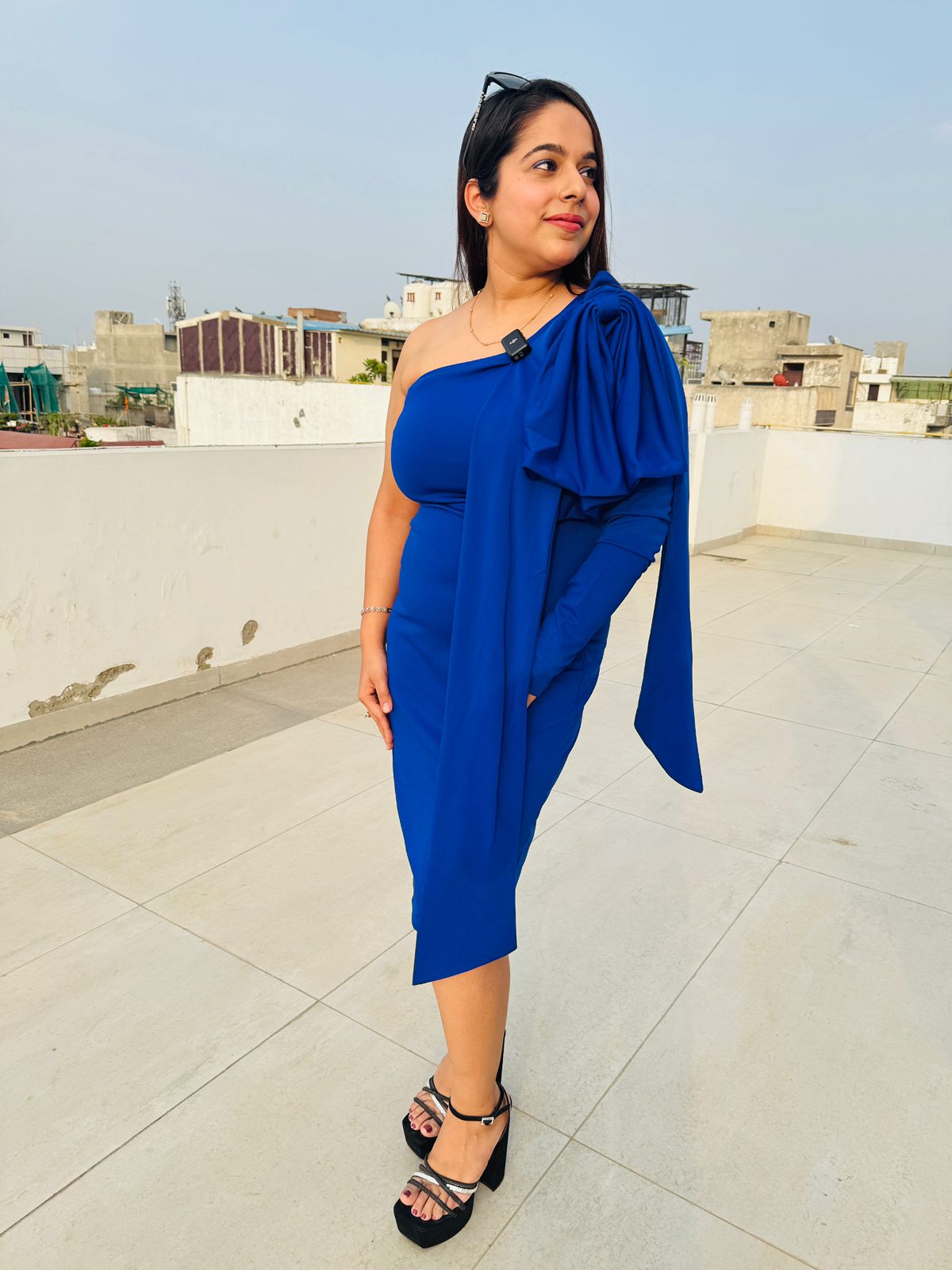One-Shoulder Power Dress
