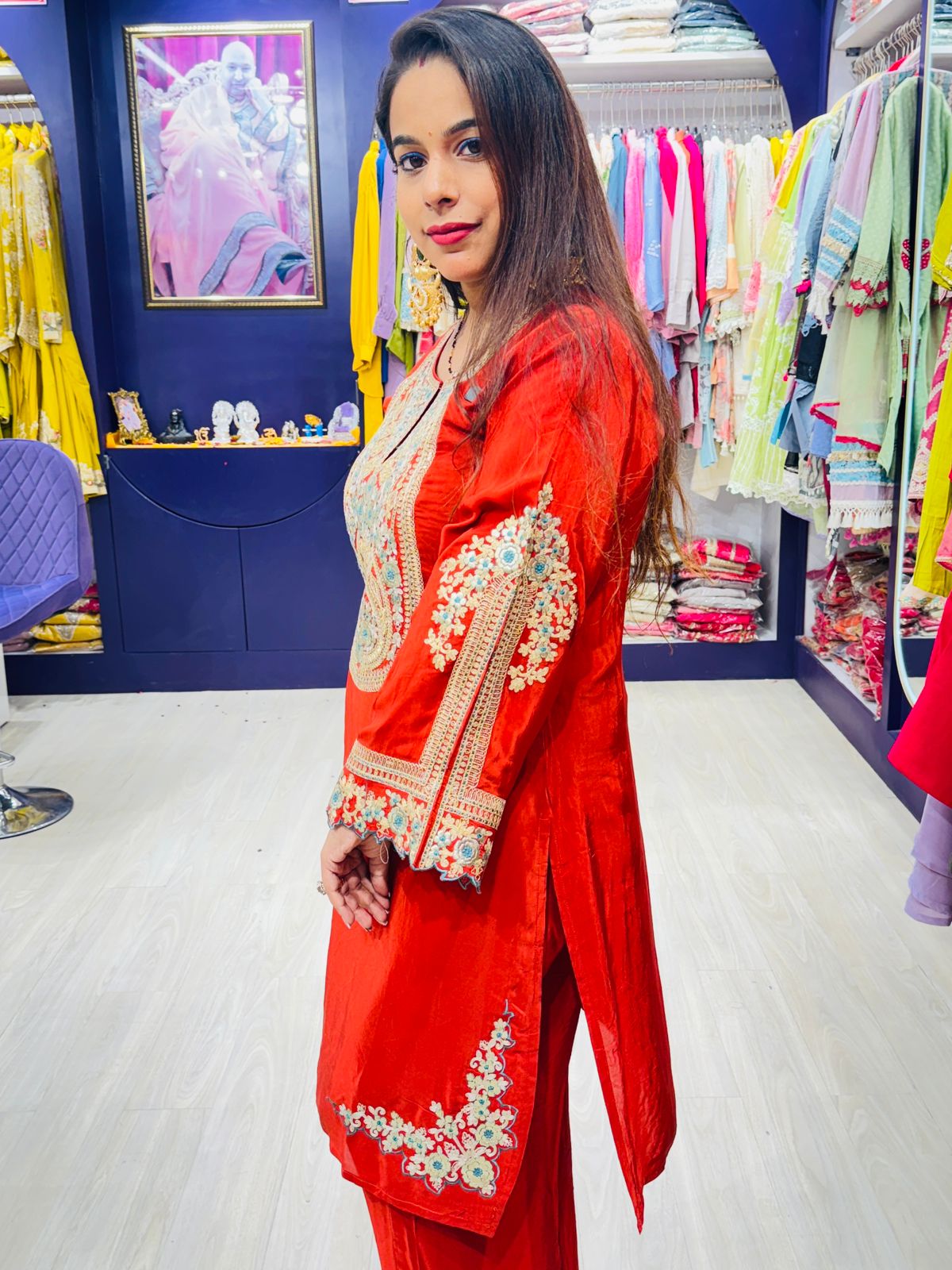 "Sitarah"- 2 Piece Heavy Embroidered Co-ord Set