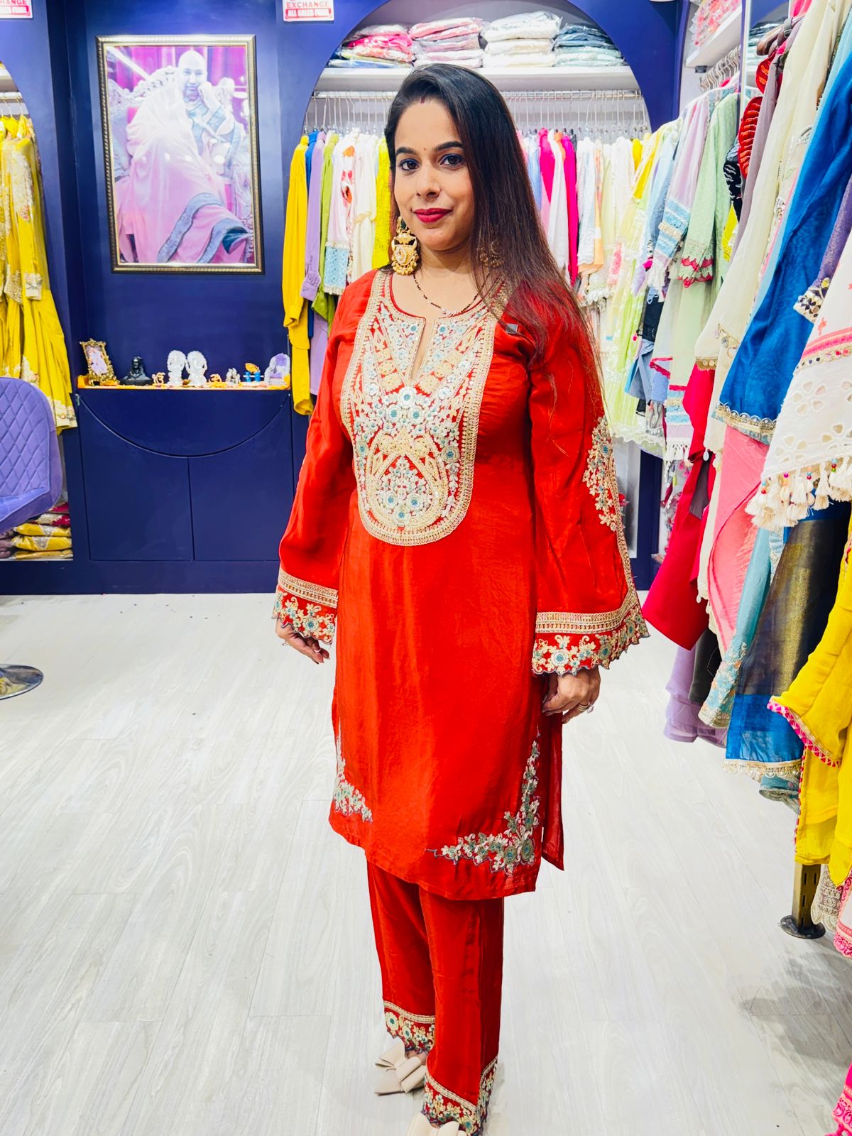 "Sitarah"- 2 Piece Heavy Embroidered Co-ord Set