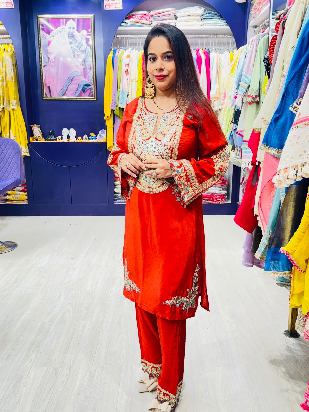 "Sitarah"- 2 Piece Heavy Embroidered Co-ord Set