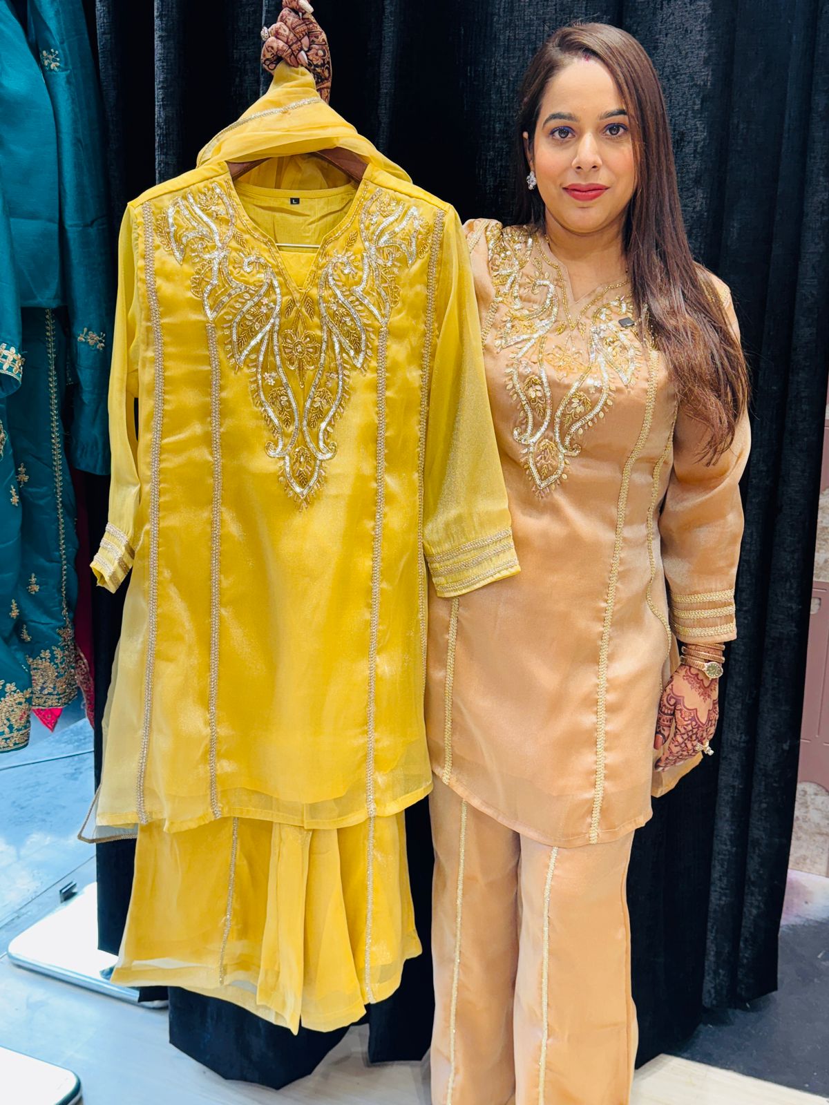 "Naura"- 3 Piece Suit Set (Available in 3 Variants)