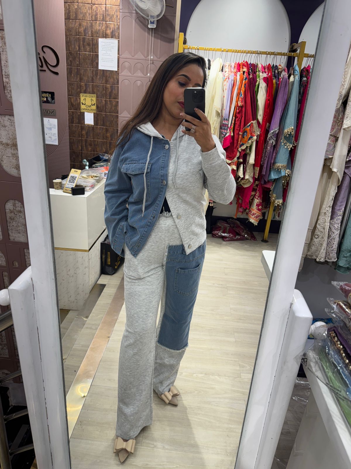 Dual Pattern Pre-Winter/Winter Co-ord Set