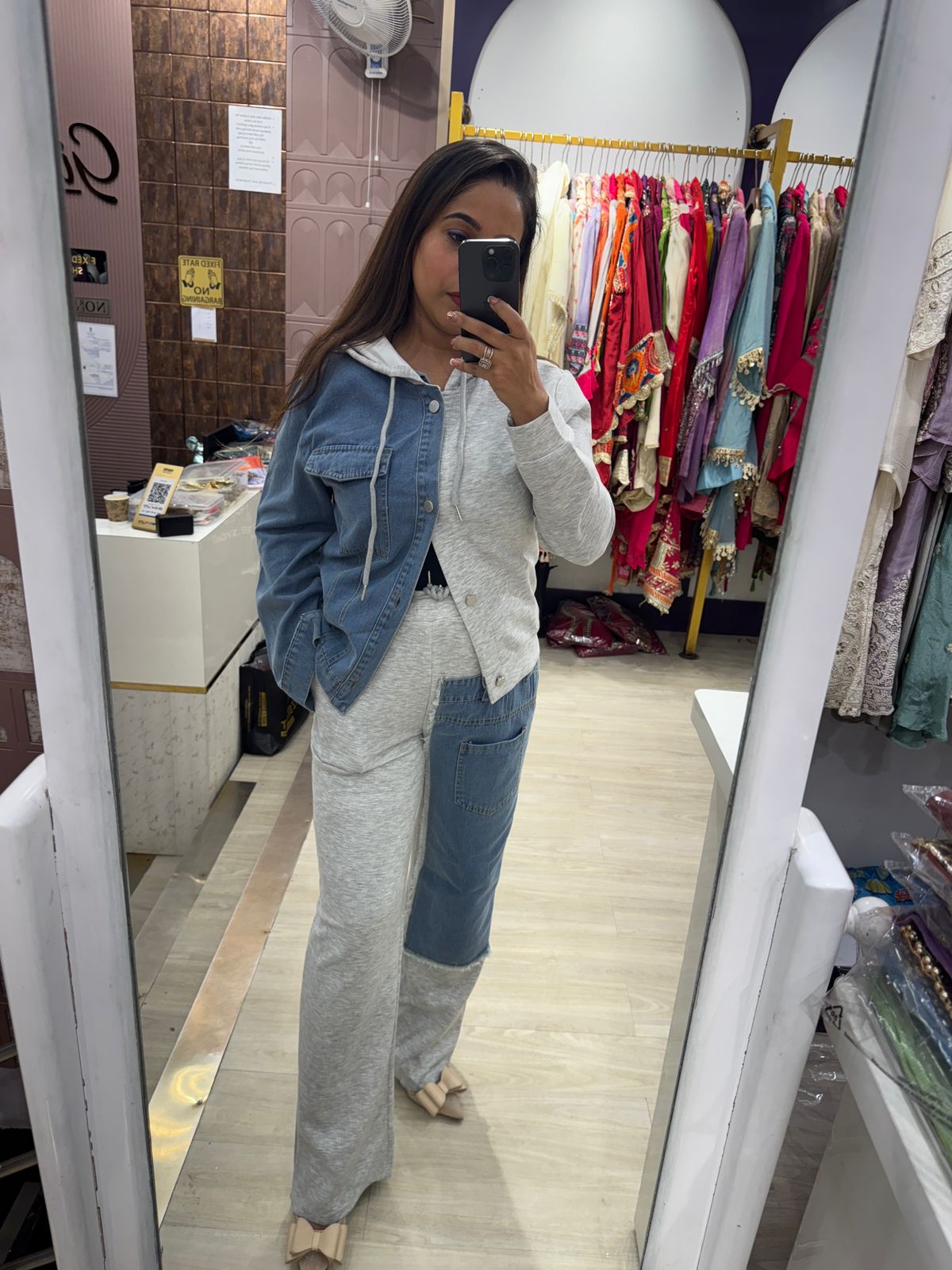 Dual Pattern Pre-Winter/Winter Co-ord Set