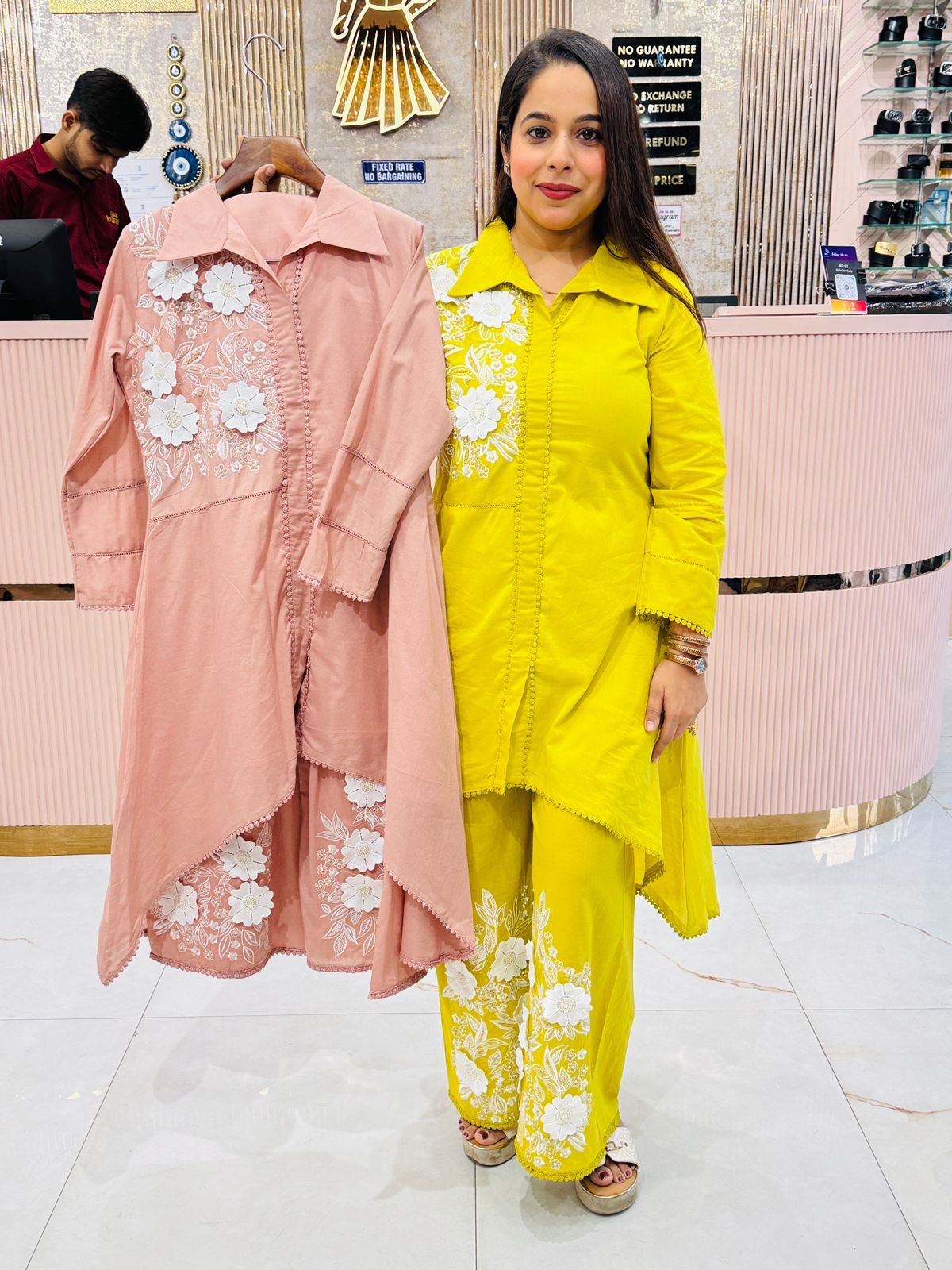Floral Appliqué Co-ord Set