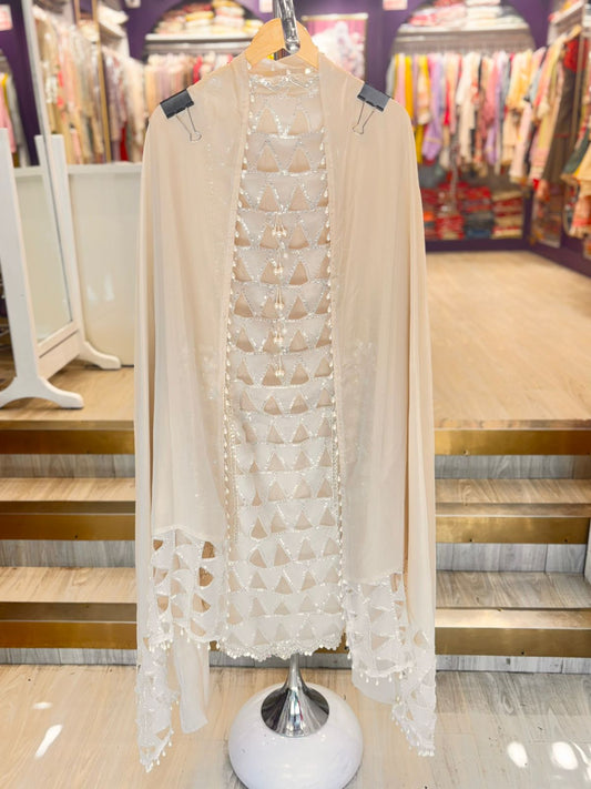 "Sahawat"- Unstitched Suit Set (Available in 2 Variants)