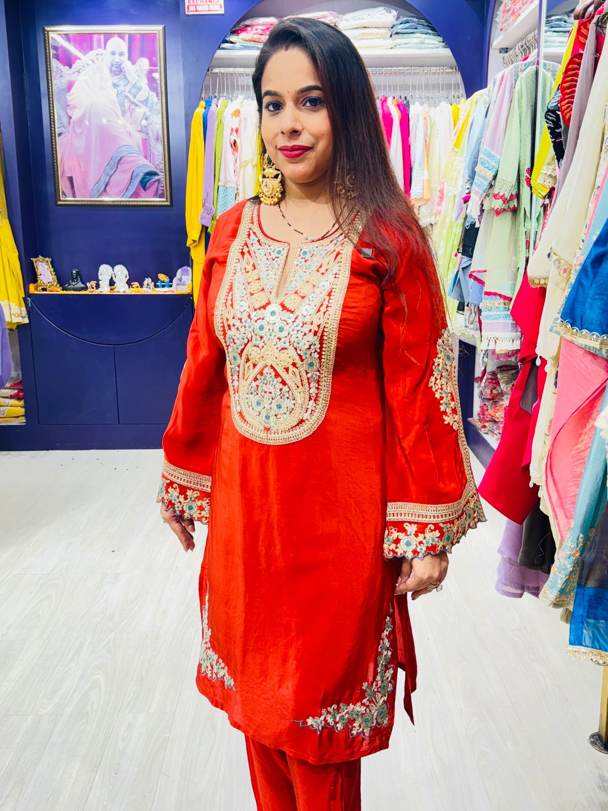 "Sitarah"- 2 Piece Heavy Embroidered  Co-ord Set
