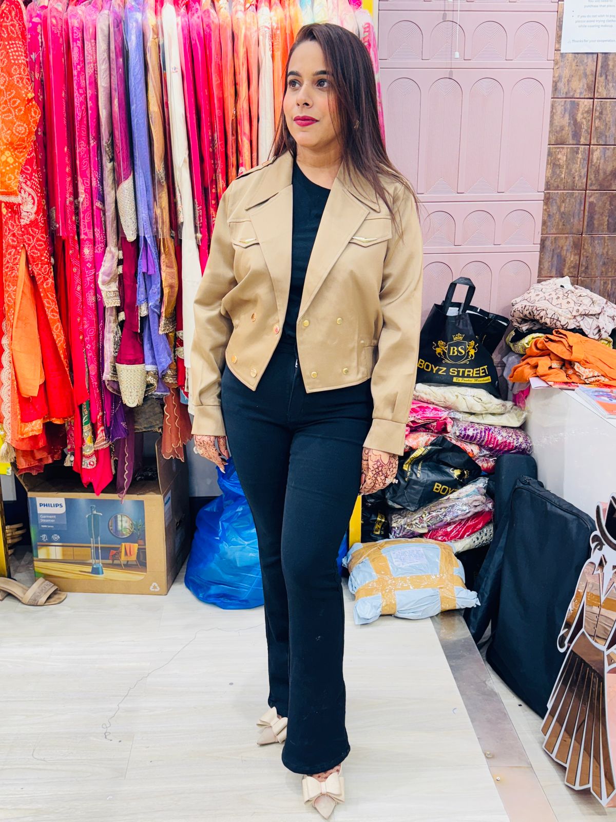 "Majesty"- Premium Crop Overcoat (Available in 3 Variants)