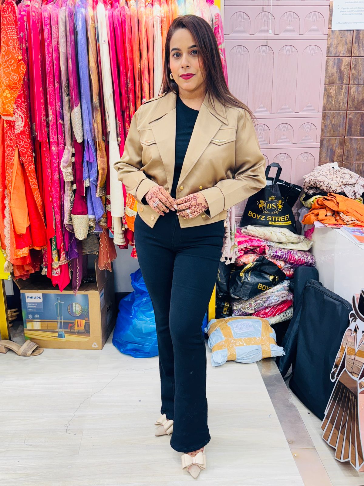 "Majesty"- Premium Crop Overcoat (Available in 3 Variants)