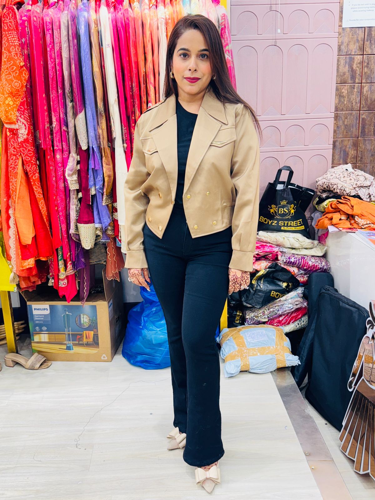 "Majesty"- Premium Crop Overcoat (Available in 3 Variants)