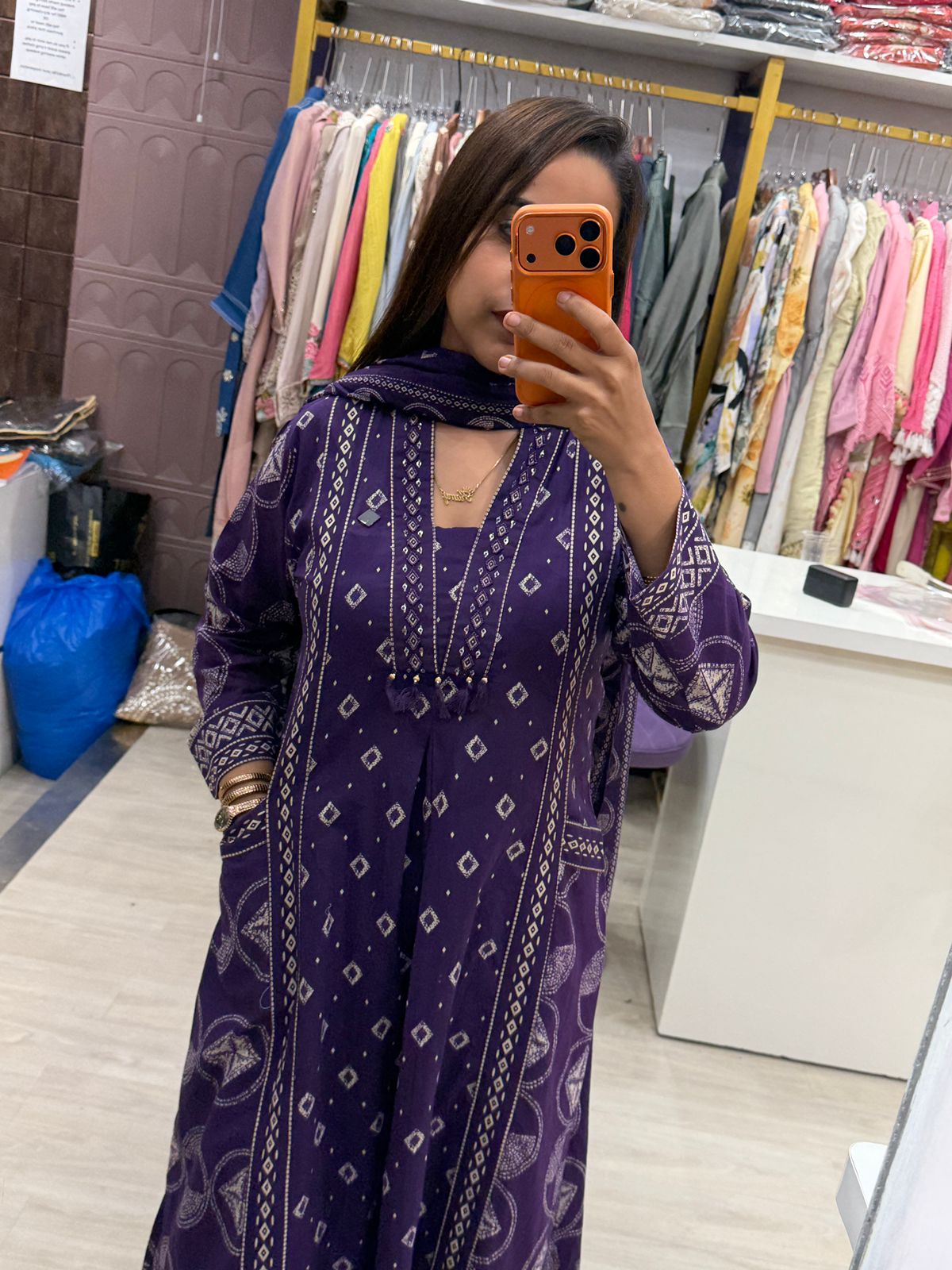 "Abha" - Three Piece Kurta Set With Dupatta (Available in 4 Colours)
