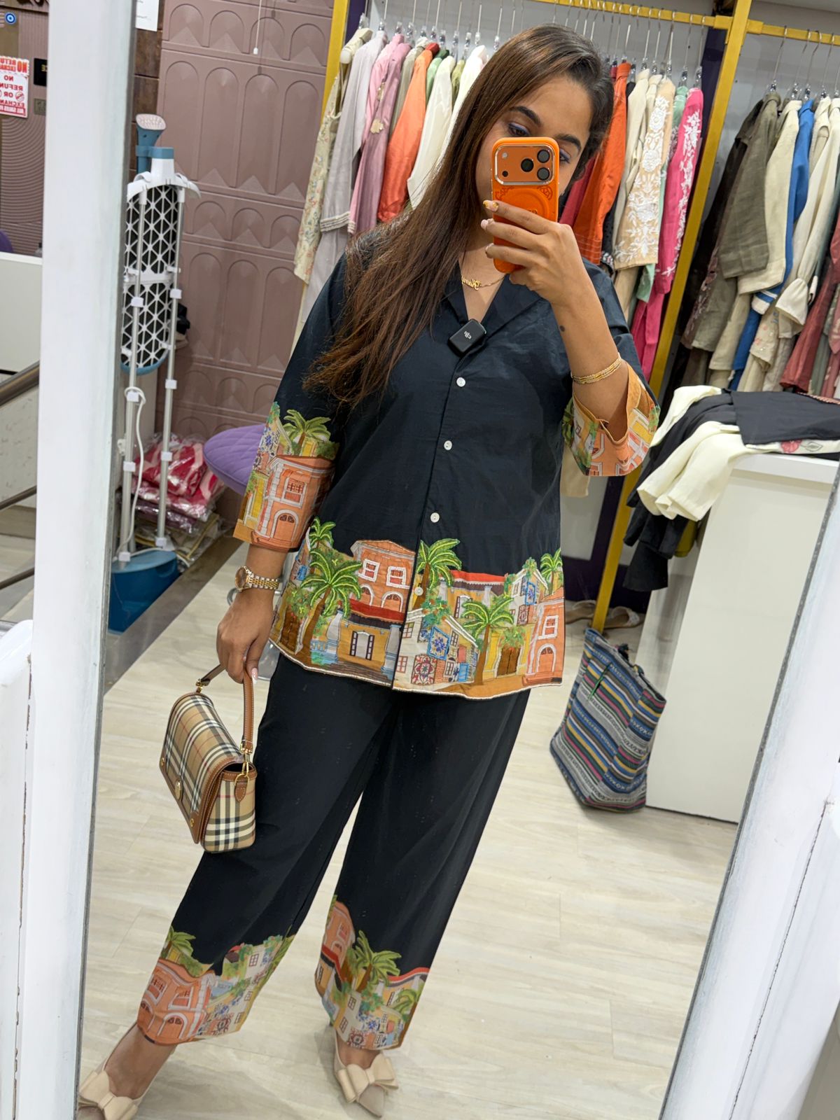 "Vibly" - Cityscape Printed Co-ord Set