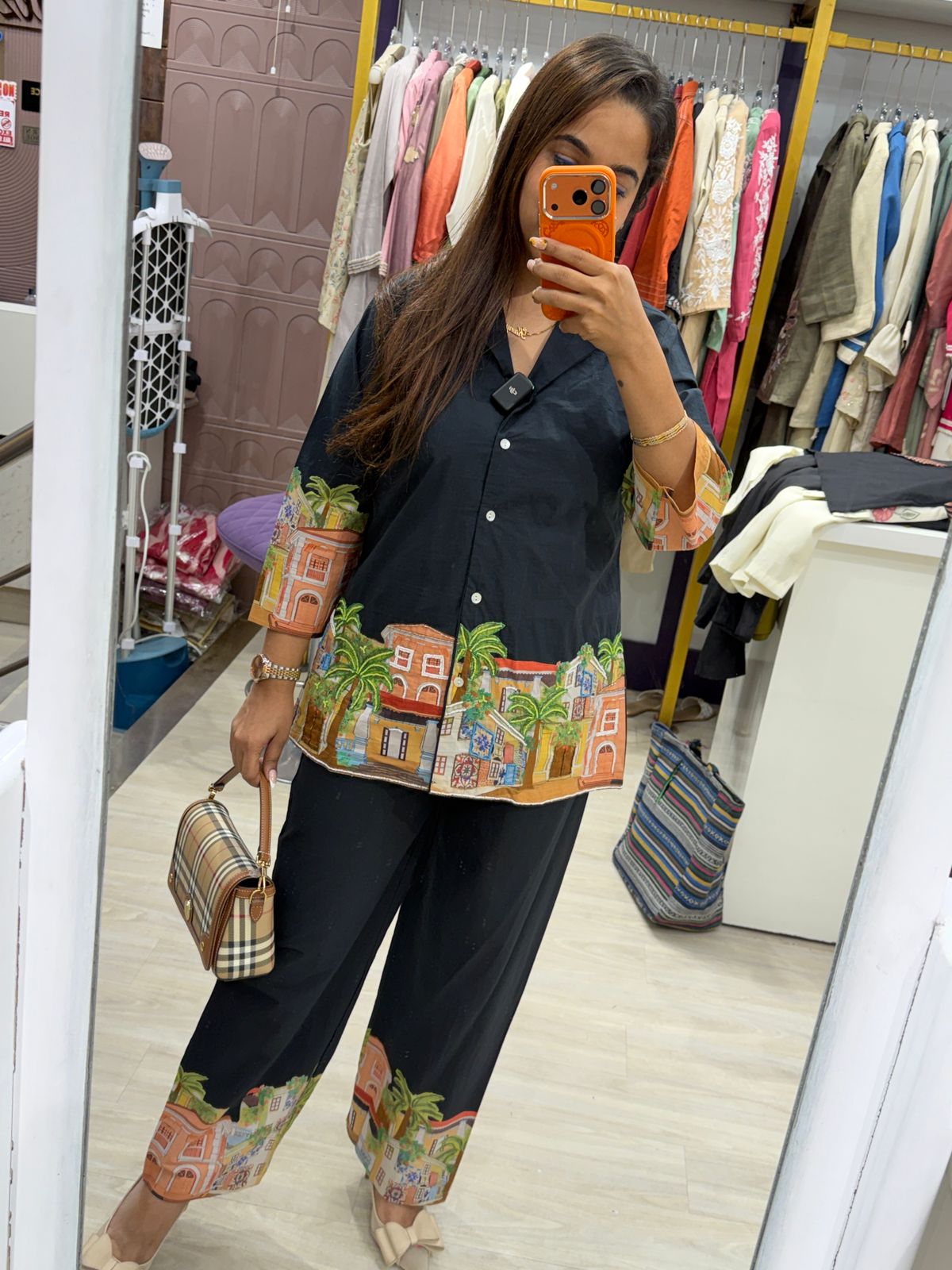 "Vibly" - Cityscape Printed Co-ord Set