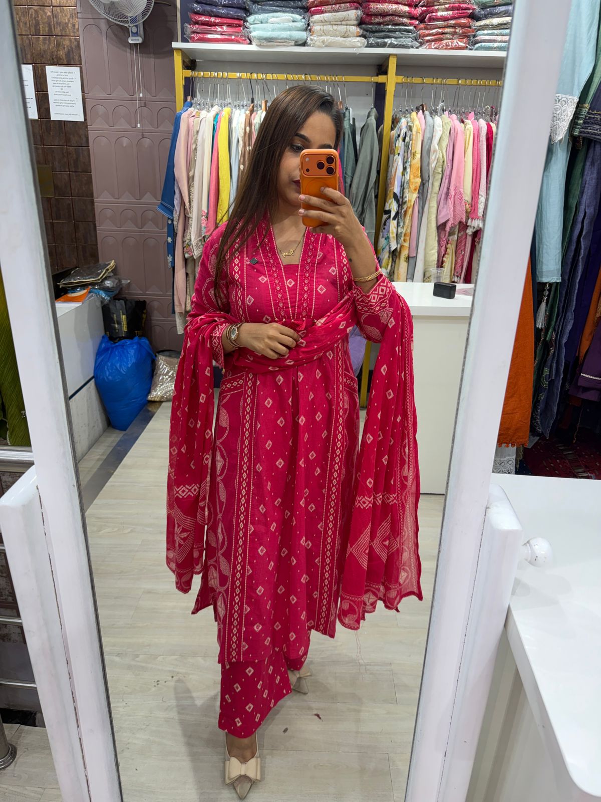"Abha" - Three Piece Kurta Set With Dupatta (Available in 4 Colours)