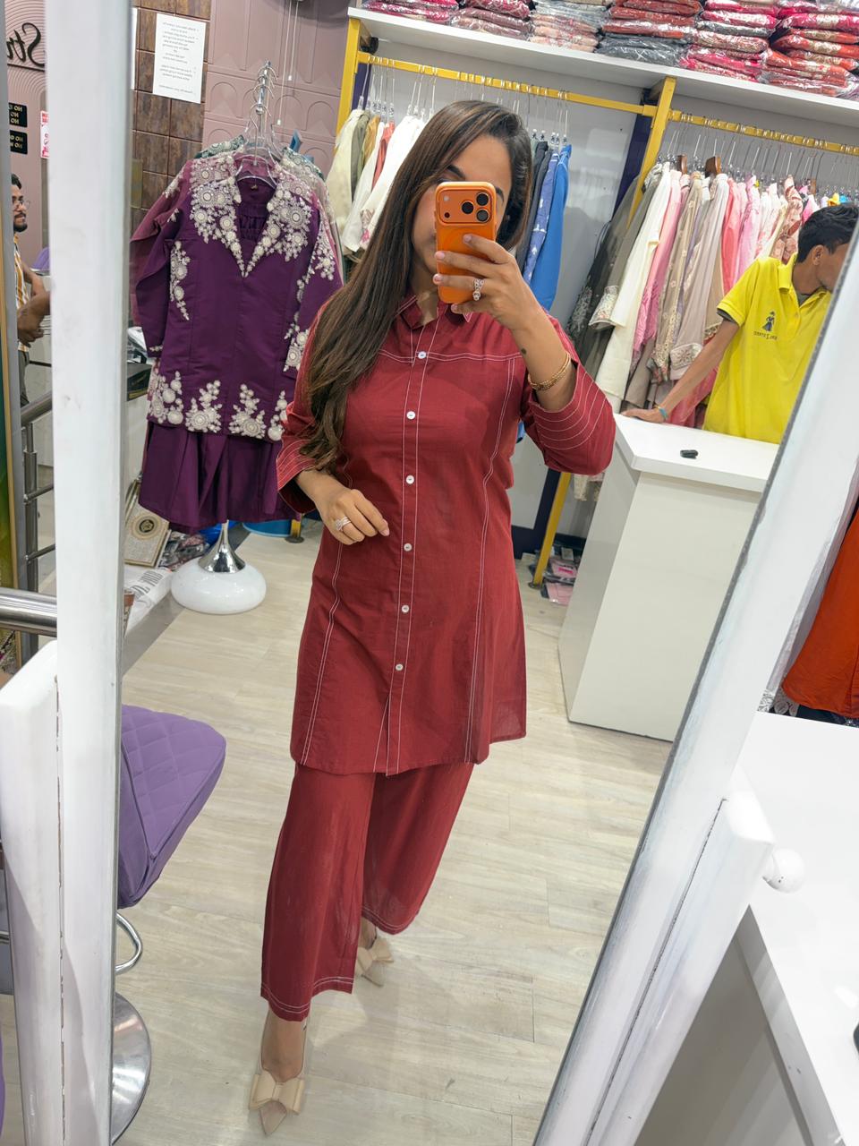 "Kaleeva" - Casual Chic Long Shirt & Pant Coord Set (Available in 5 Colours)