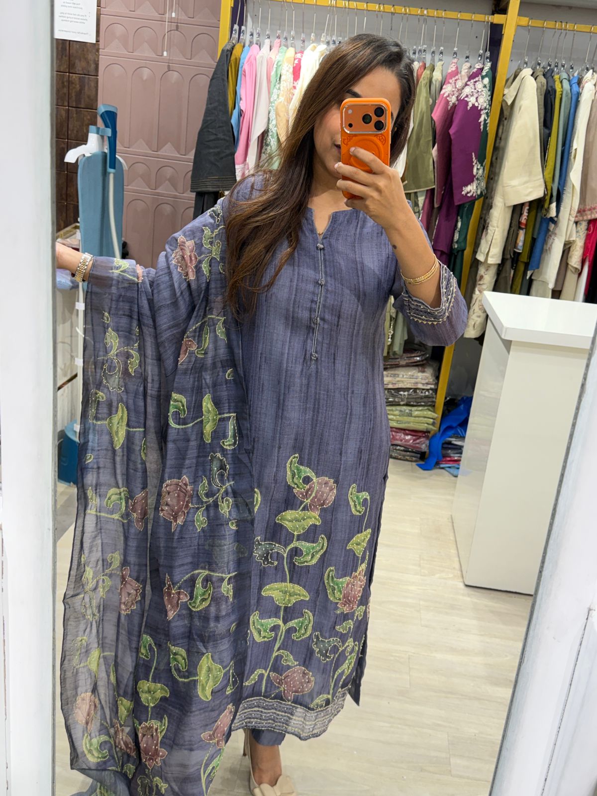 "Arohi" - Floral Kurta Set with Dupatta (Available in 3 Variants)