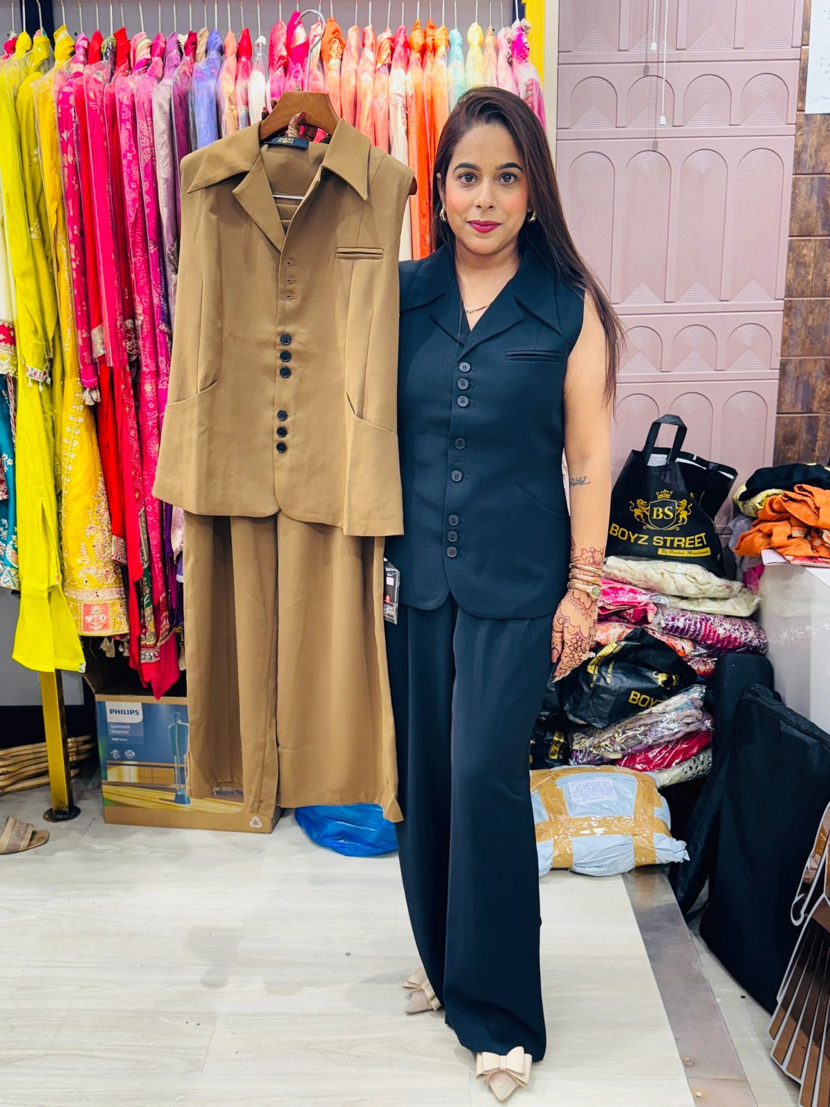 "Prestige"- 2 Piece Power Suit Set (Available in 3 Variants)