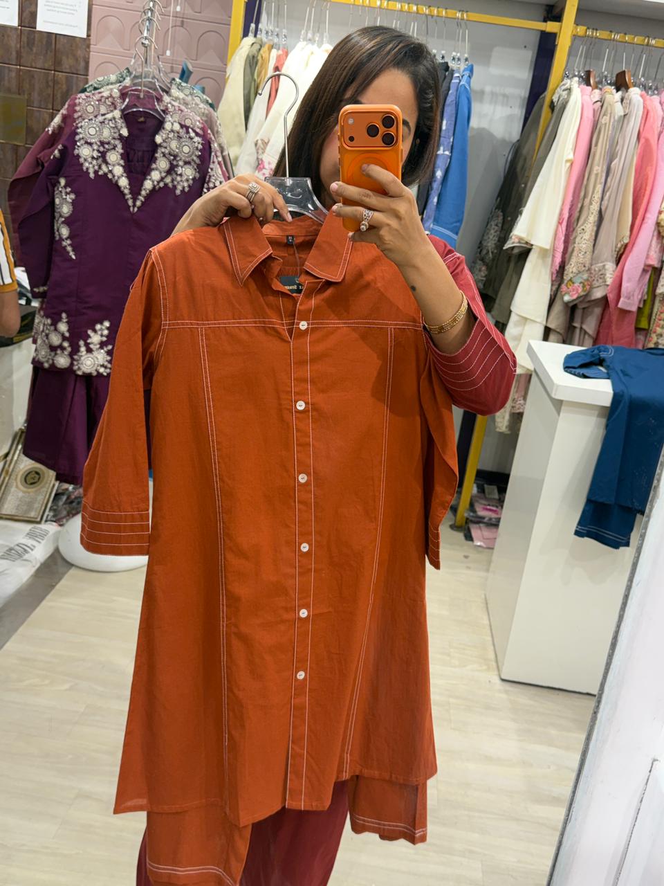 "Kaleeva" - Casual Chic Long Shirt & Pant Coord Set (Available in 5 Colours)