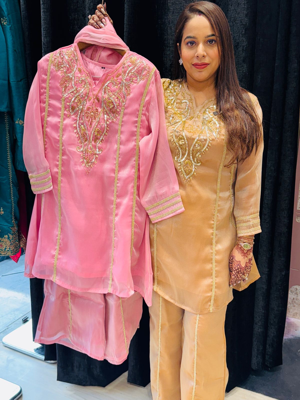 "Naura"- 3 Piece Suit Set (Available in 3 Variants)