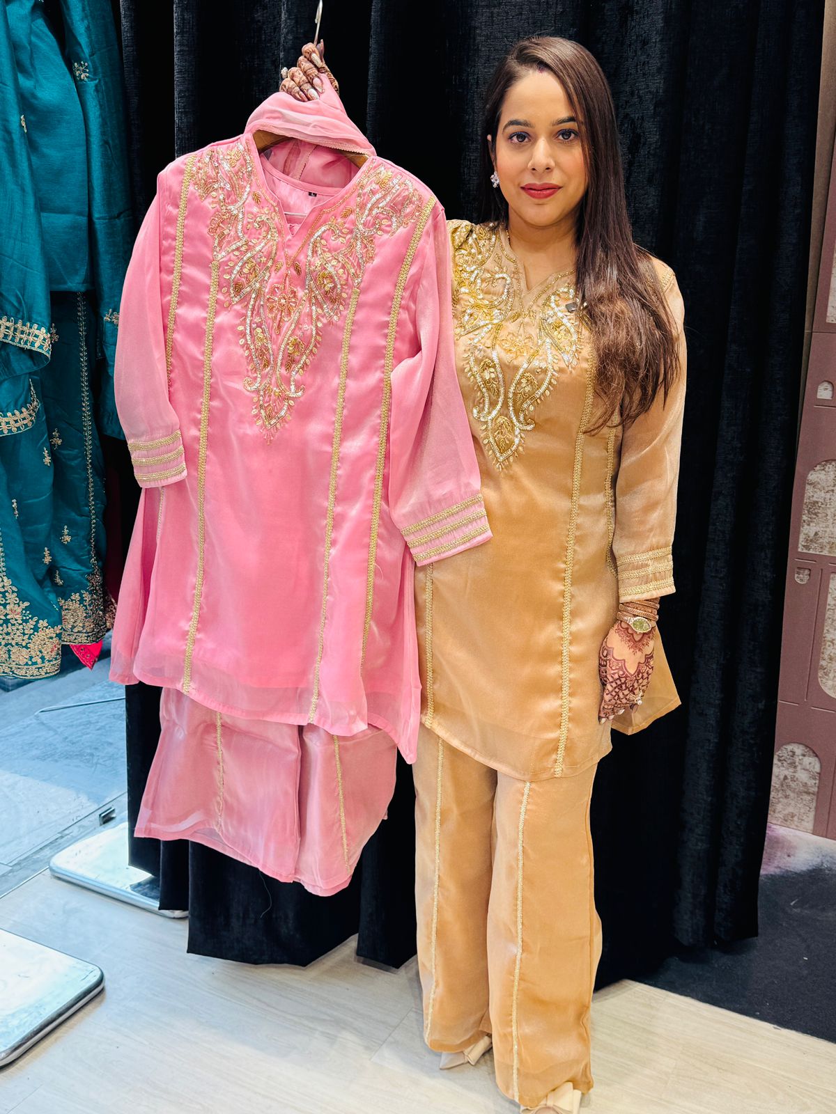 "Naura"- 3 Piece Suit Set (Available in 3 Variants)