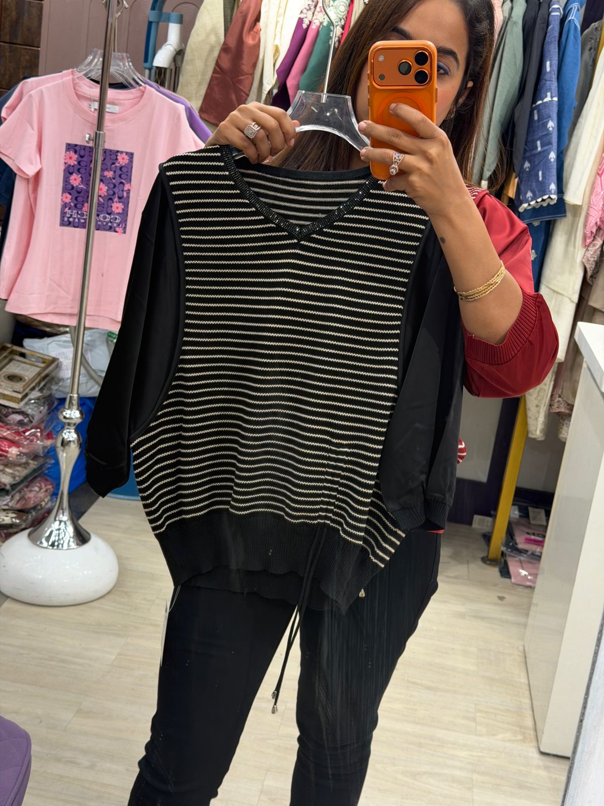 "Missyboo" - Imported Stripe Drawstring Top (Available in 4 Colours)
