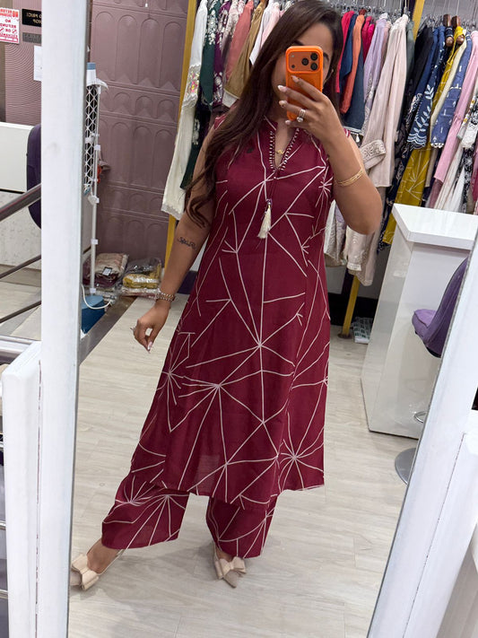 "Snaza" - Geometric Coord Set (Available in 3 Colours)