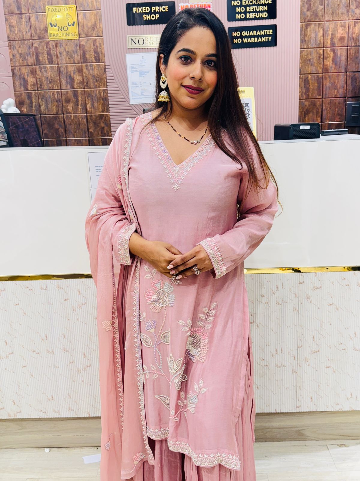 Gulbahaar Pink Sharara Set