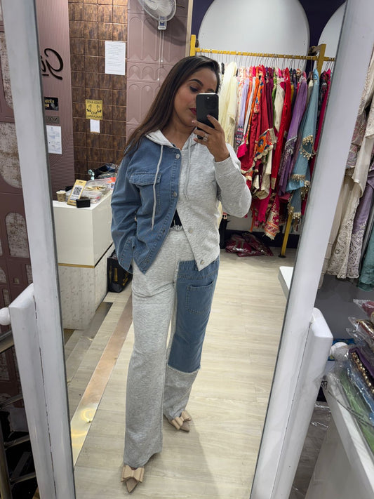 Dual Pattern Pre-Winter/Winter Co-ord Set