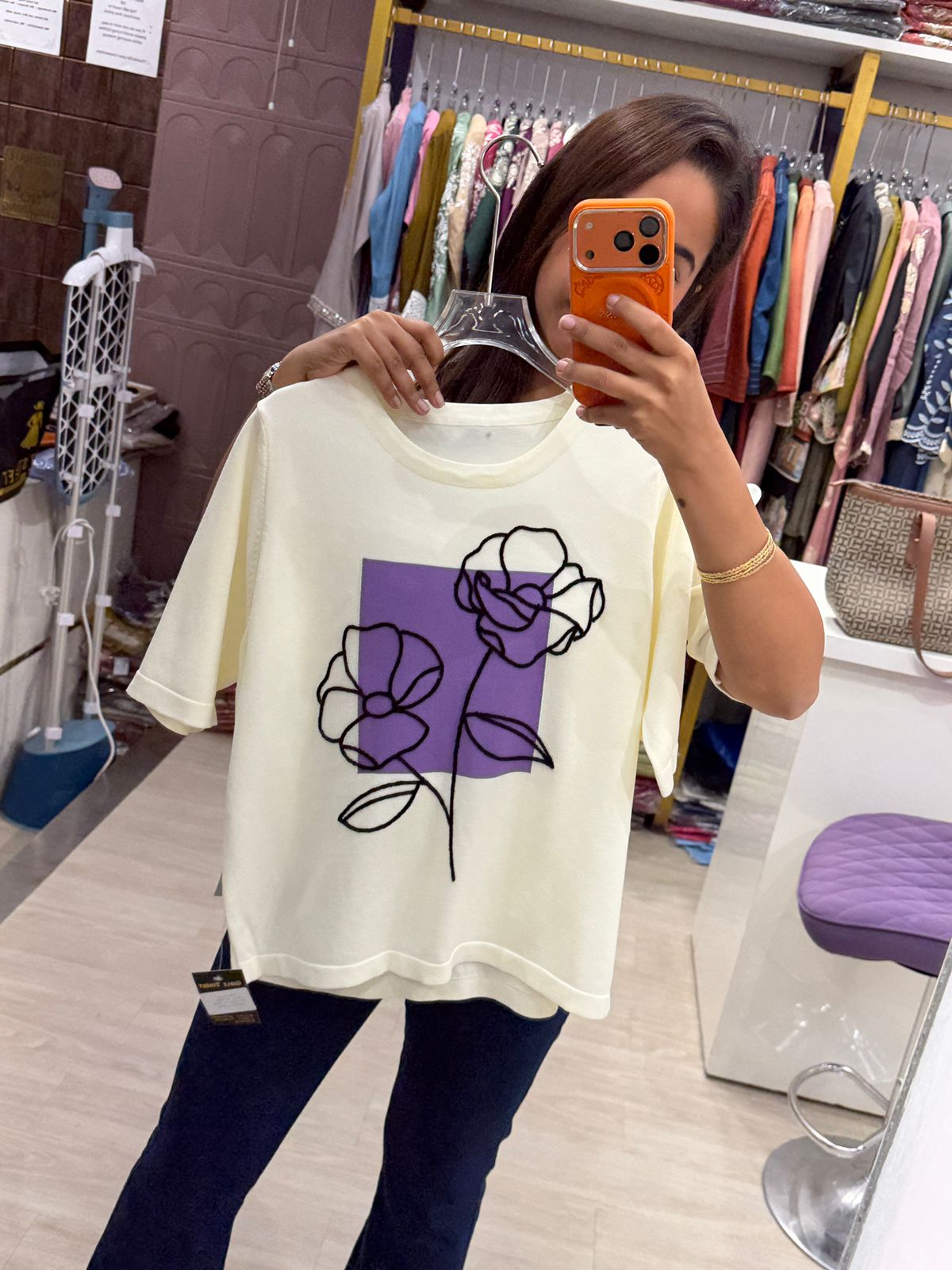 "Orviana" - Aesthetic Flower Print T-Shirt (Available in 4 Variants)
