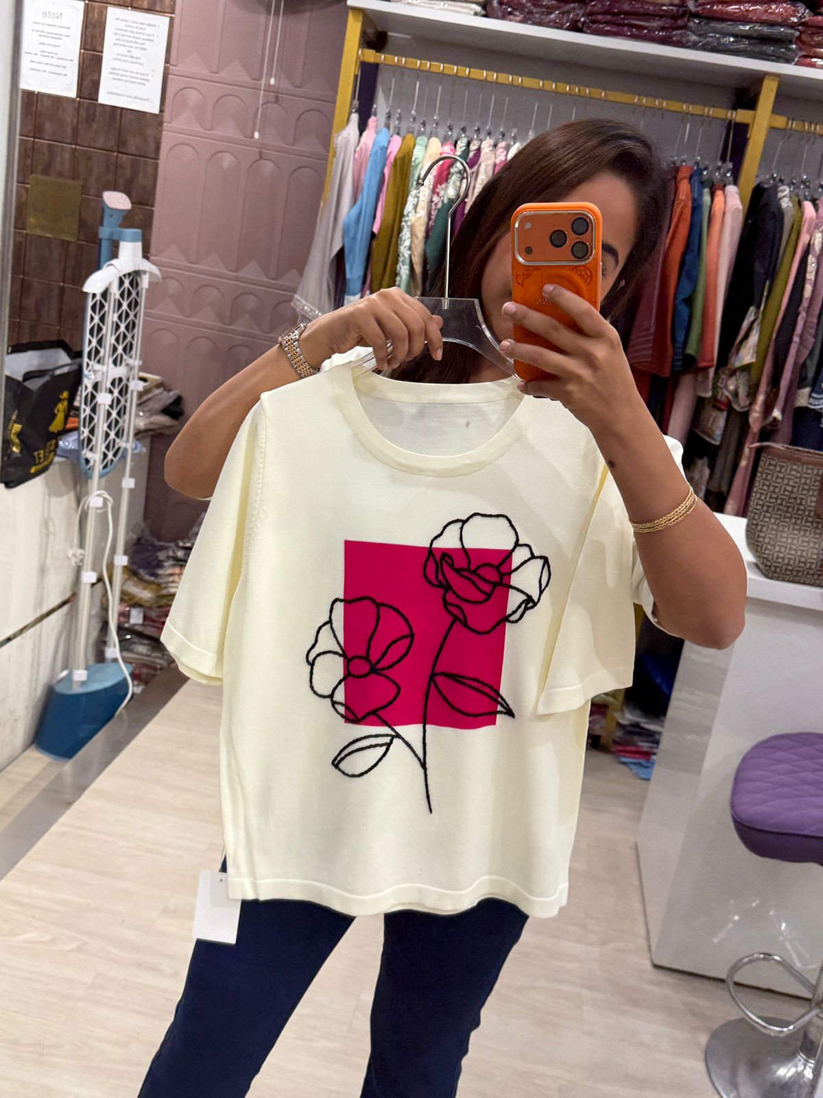 "Orviana" - Aesthetic Flower Print T-Shirt (Available in 4 Variants)