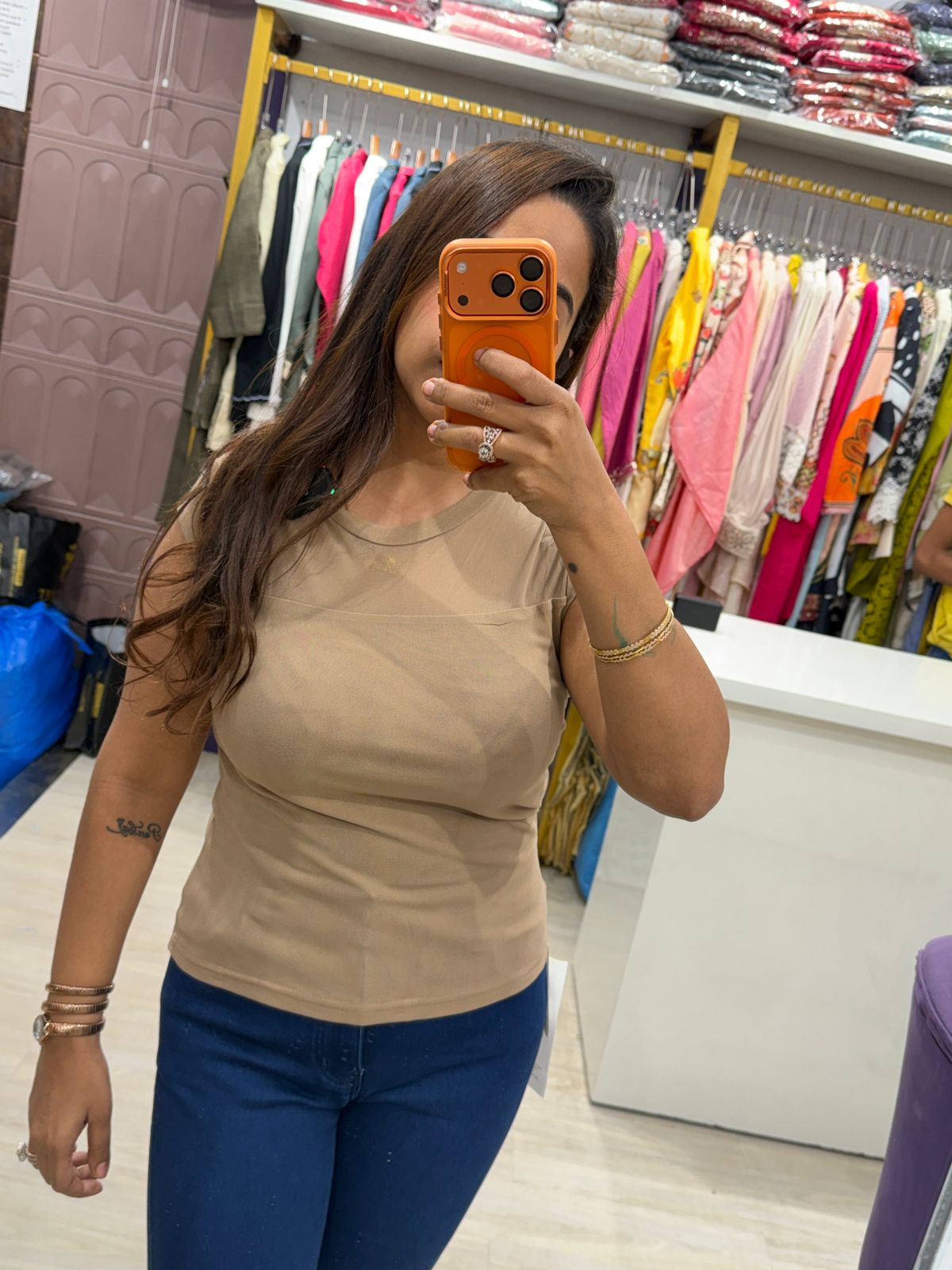 "Patole" - Chic Mock Neck Sleeveless Top (Available in 4 Colours)