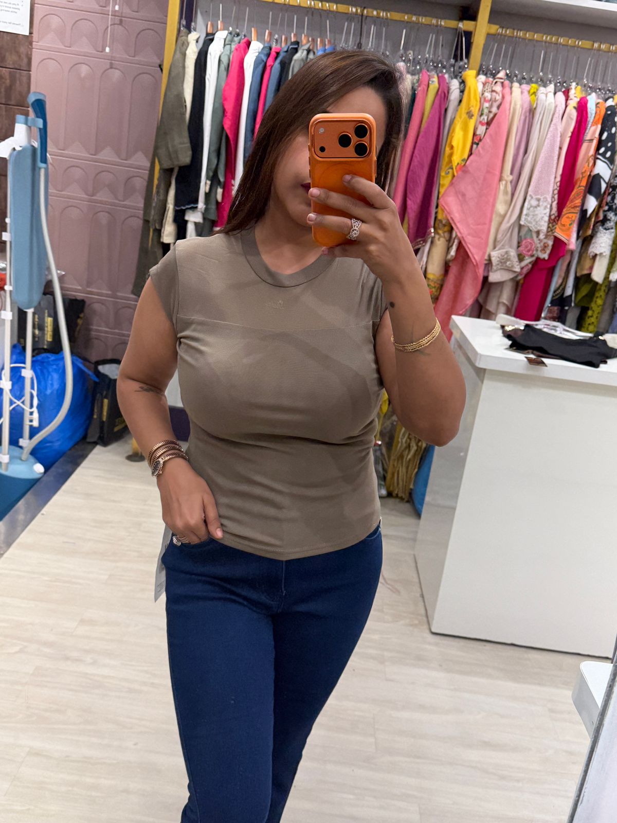 "Patole" - Chic Mock Neck Sleeveless Top (Available in 4 Colours)