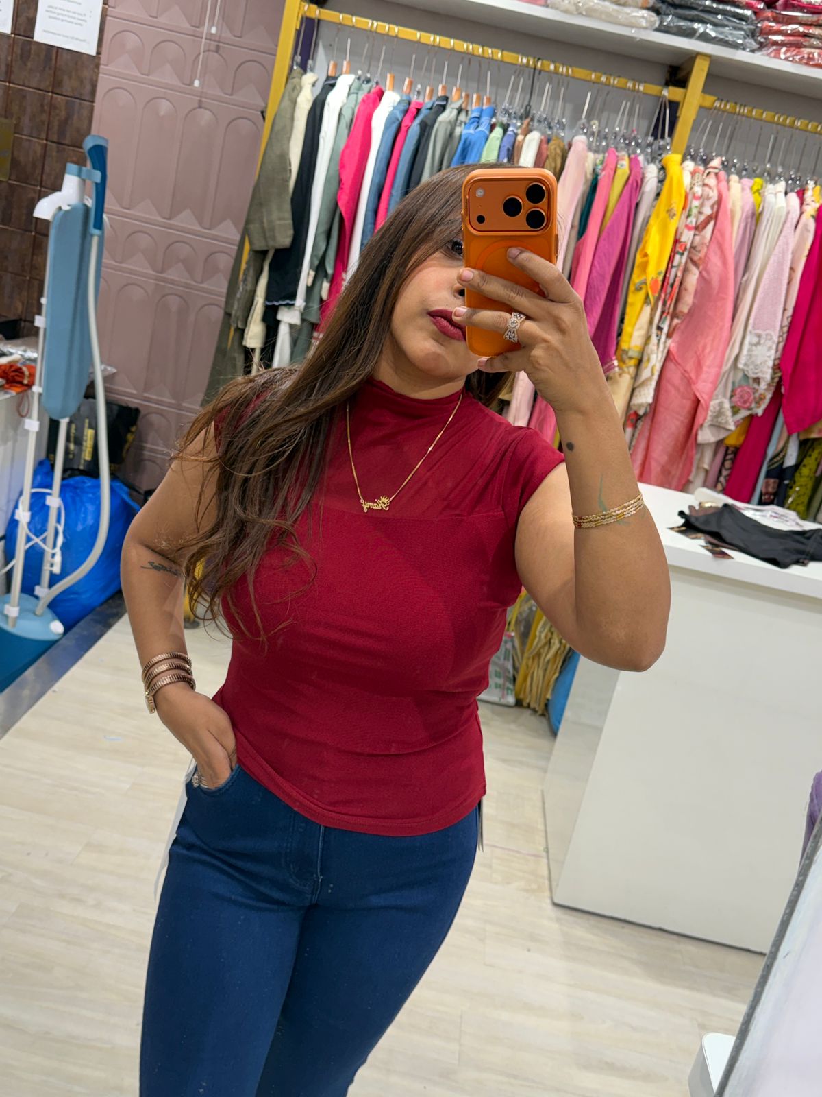 "Patole" - Chic Mock Neck Sleeveless Top (Available in 4 Colours)